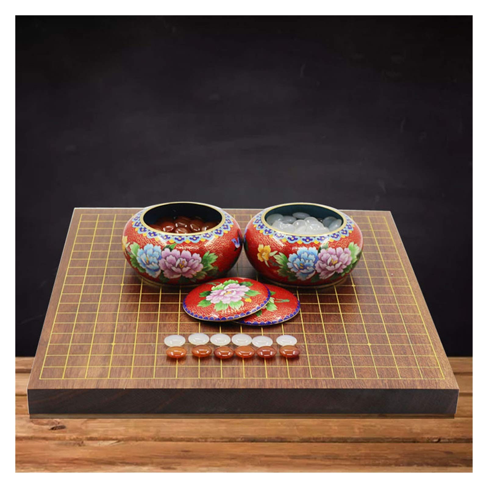 Standard Go Set High-end Go Board Adult Double-sided Go Game Beginner Go Set Classic Strategy Board Game (Color : 6)