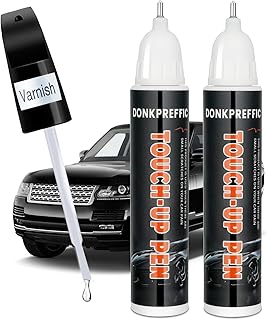 Black Touch Up Paint for Cars, Car Paint Touch Up Pen with Varnish Clear