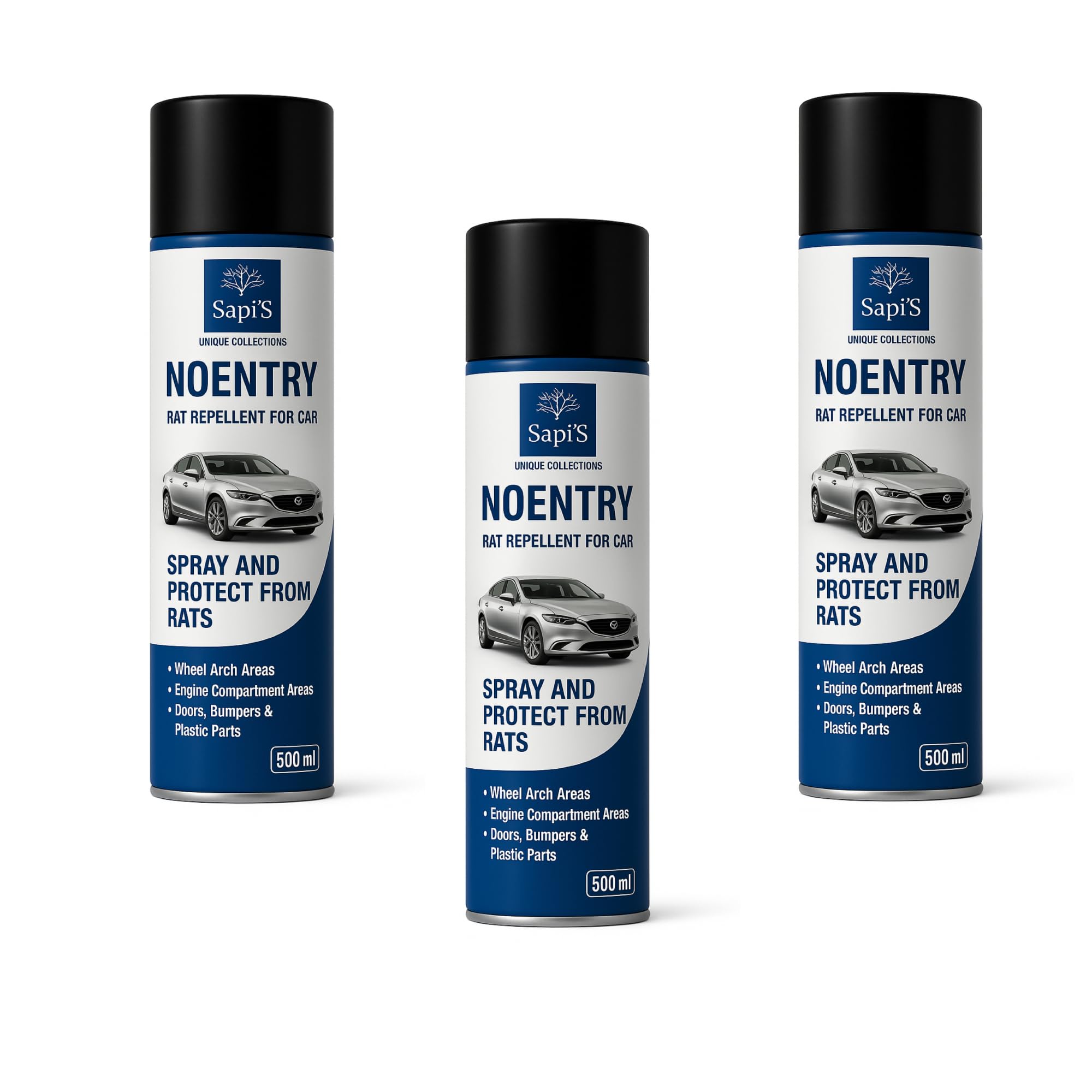 SAPI'S No Entry Rat Repellent Spray - 1500ml Car & Home Engine Cleaner - Powerful Rodent Deterrent-image-39