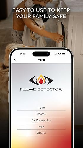 Miniatura 3 de Detección instantánea de llamas, notifica a los teléfonos de la llama y su ubicación, Android e iOS.