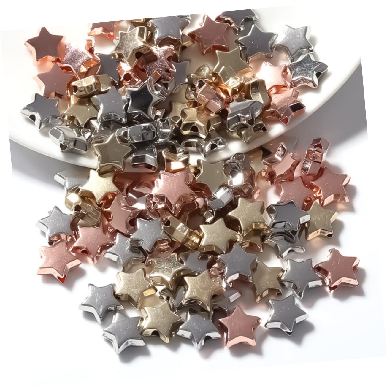 SHINEOFI 1500piezas Abalorios Sueltos Forma De y Pulseras Perfectos Para Manualidades