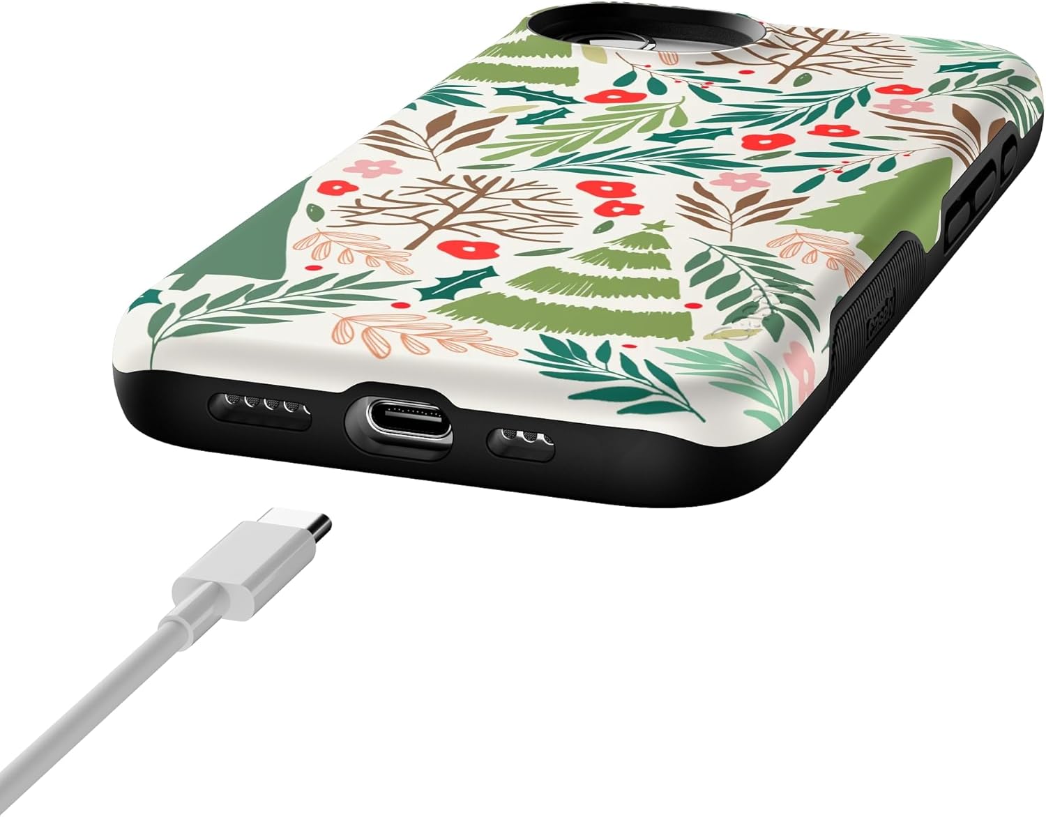 Casely iPhone 16e Case | Under The Mistletoe | Holiday | Bold Protective Design | MagSafe Compatible Design