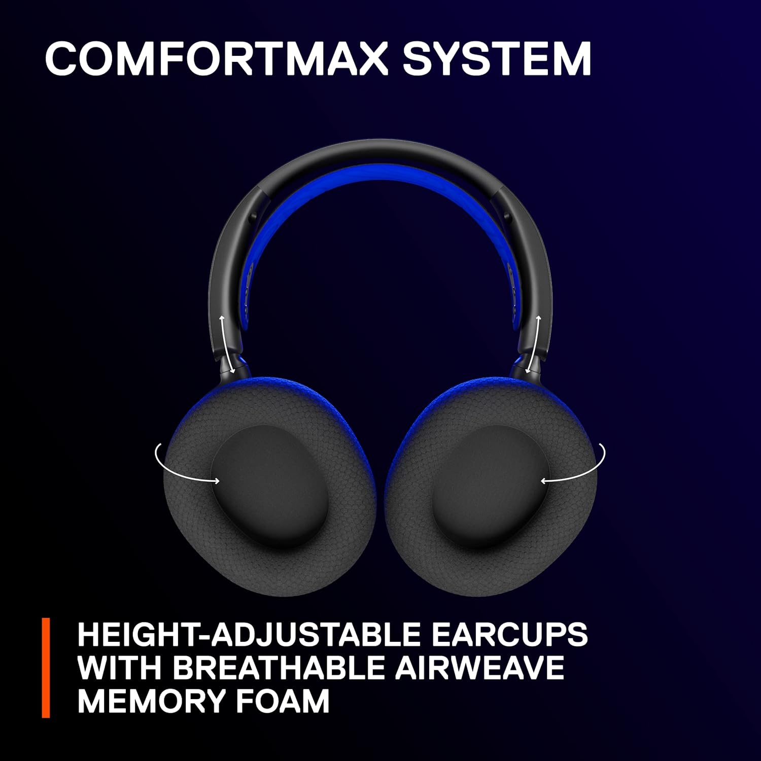 SteelSeries Arctis Nova 7P Wireless Multi-Platform Gaming Headset — Neodymium Magnetic Drivers — 2.4GHz + Bluetooth — 38Hr USB-C Battery — Gen2 AI Mic — PlayStation, PC, Switch, VR, Mobile - Black - Image 9