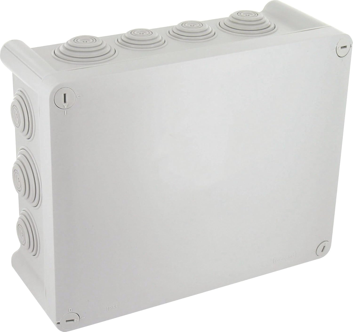 Legrand LEG94526 Distribution Box Rectangular Quarter-Turn Closure Grey 220 x 170 x 86 mm Grey