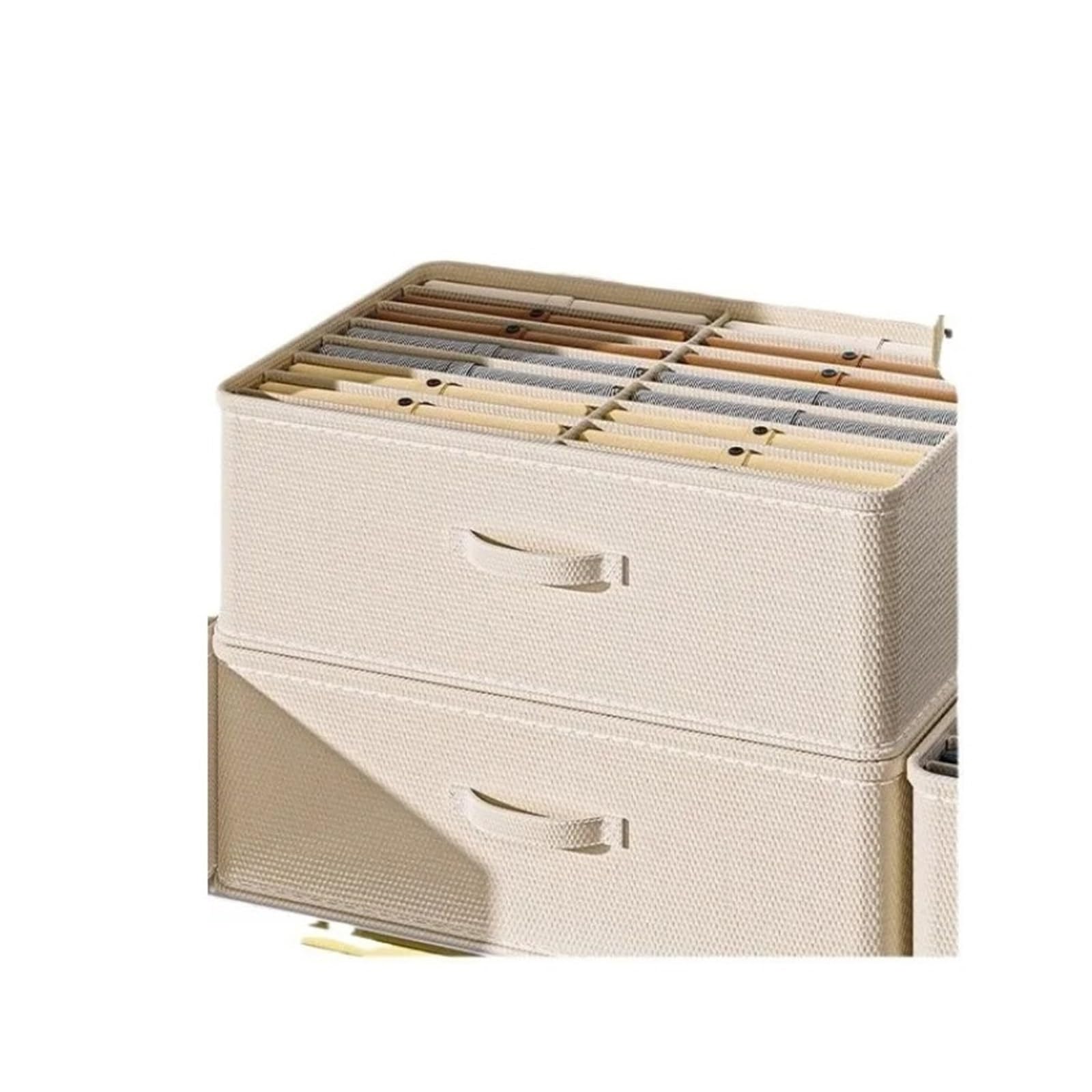 EWUHYFP Storage Boxes Household Multi-grid Fabric Storage Box Foldable Wardrobe Clothing Organization
