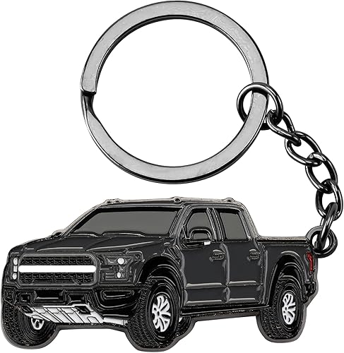 Llavero de coche para Ford F150 Accesorios Llavero de metal Modelo 3D Camioneta.