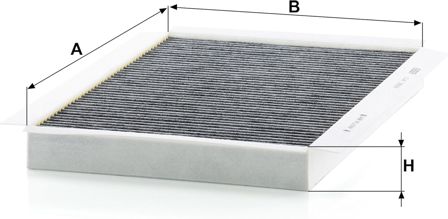 Mann Filter CUK 3569 Automotive Cabin Air Filter with Activated Carbon, Car & Truck Passenger Compartment OEM Filter Replacement for Mercedes Benz Sprinter 2500, 3500, 3500XD and more