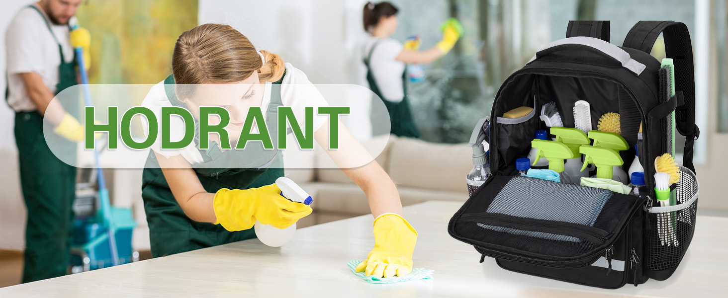 HODRANT Cleaning Backpack with Bottom Plate & Waterproof  display picture 2