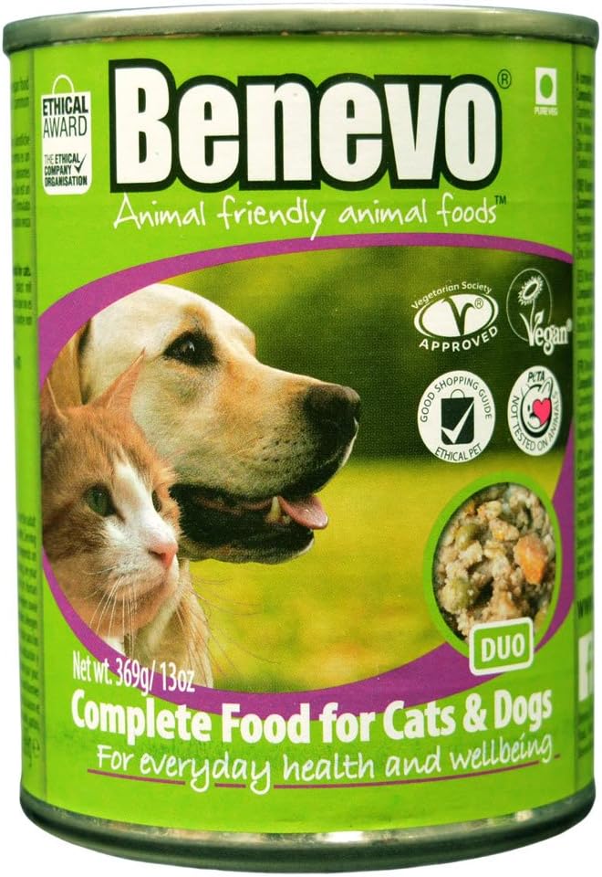 Organic Dog Food Duo Vegan Wet Food, Pack of 6 (6 x 369 g)