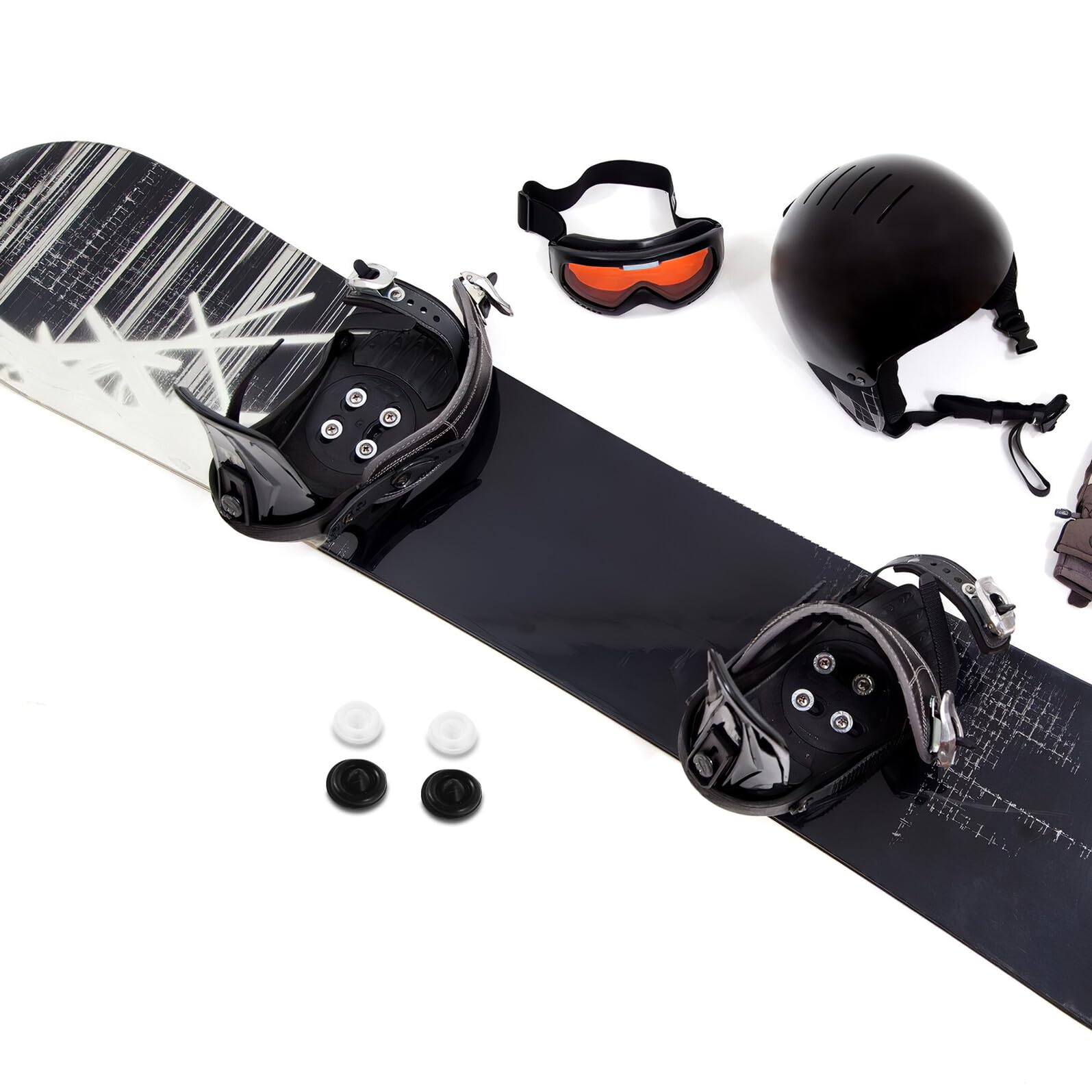 KOMBIUDA 40 Szt Bezpieczeństwa Do Snowboardu Zimowa Antypoślizgowa Zimowa Podkładka Do Snowboardu Podkładka I