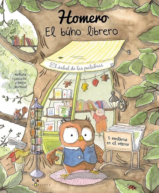 Portada de Homero el Búho Librero