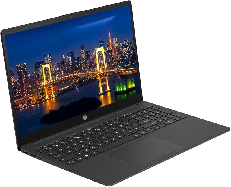 HP 17.3" Business Laptop Computer with AI Copilot, Intel 10-Core i5-1334U Processor, 12GB RAM 768GB Storage (256GB SSD+512GB SD Card), Windows 11 Pro, FP Reader, NLY Docking Station, Wi-Fi 6, Silver image 2