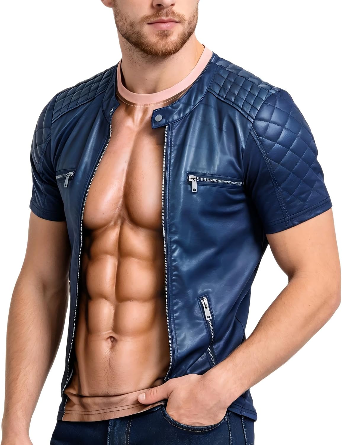 Men’s 3D Printed Novelty Graphic T-shirts image 5