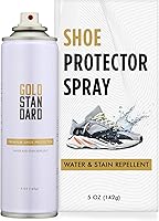 Vista 1 de Gold Standard Spray Protector de Zapatos Repelente al Agua, Impermeable para Gamuza, Cuero, Zapatillas Blancas y Botas, 5 oz