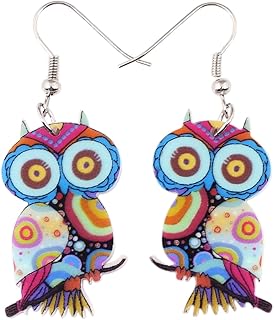 Pendientes de gota de acrílico con diseño de pájaros, bonito regalo, detalles para regalar para mujeres y niños por The Bonsny