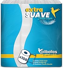 Super Soft Double Thickness Toilet Paper - 108 Rolls