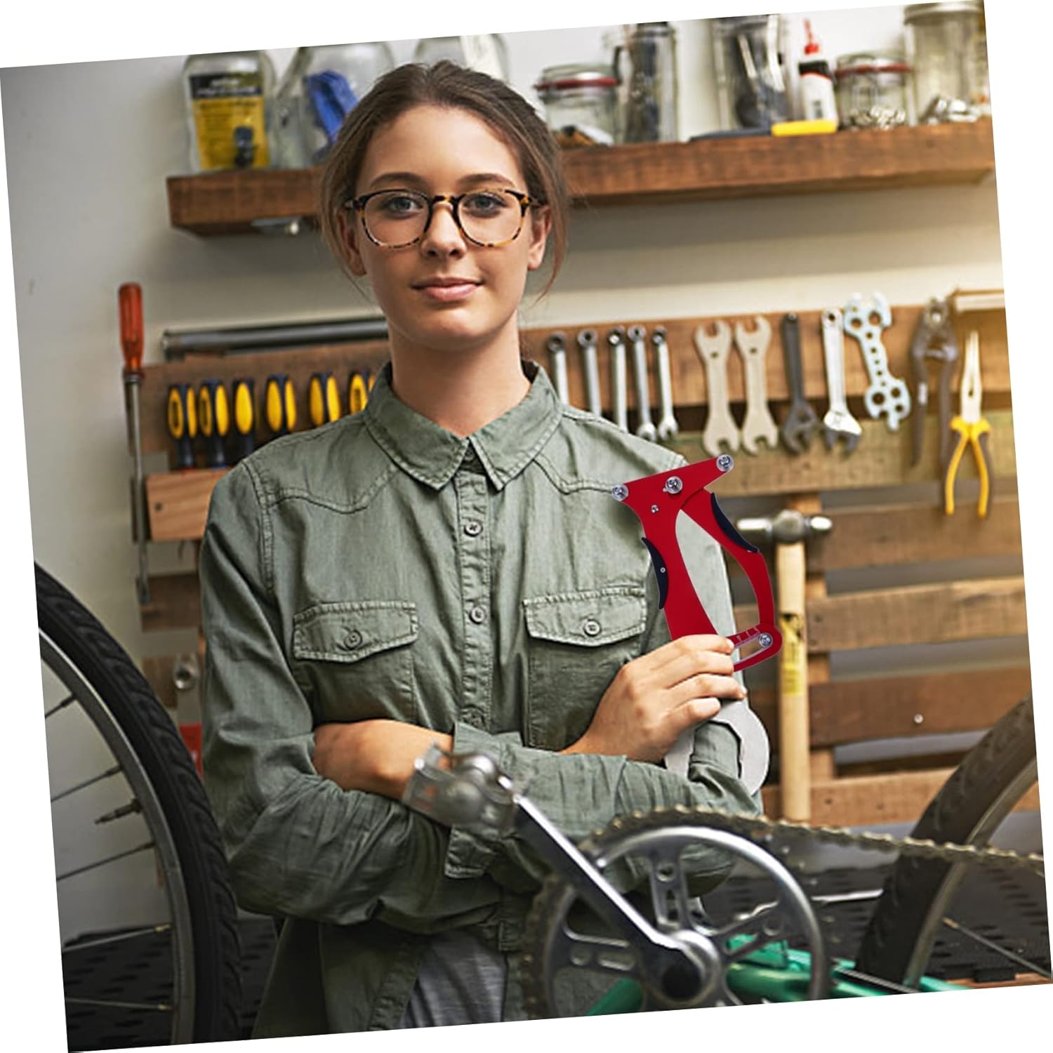 Bicycle Tension Tool Accurate Indicator Tensiometer for Wheel Building Compatible Spokes for Mechanics and DIY Bicycle Repair