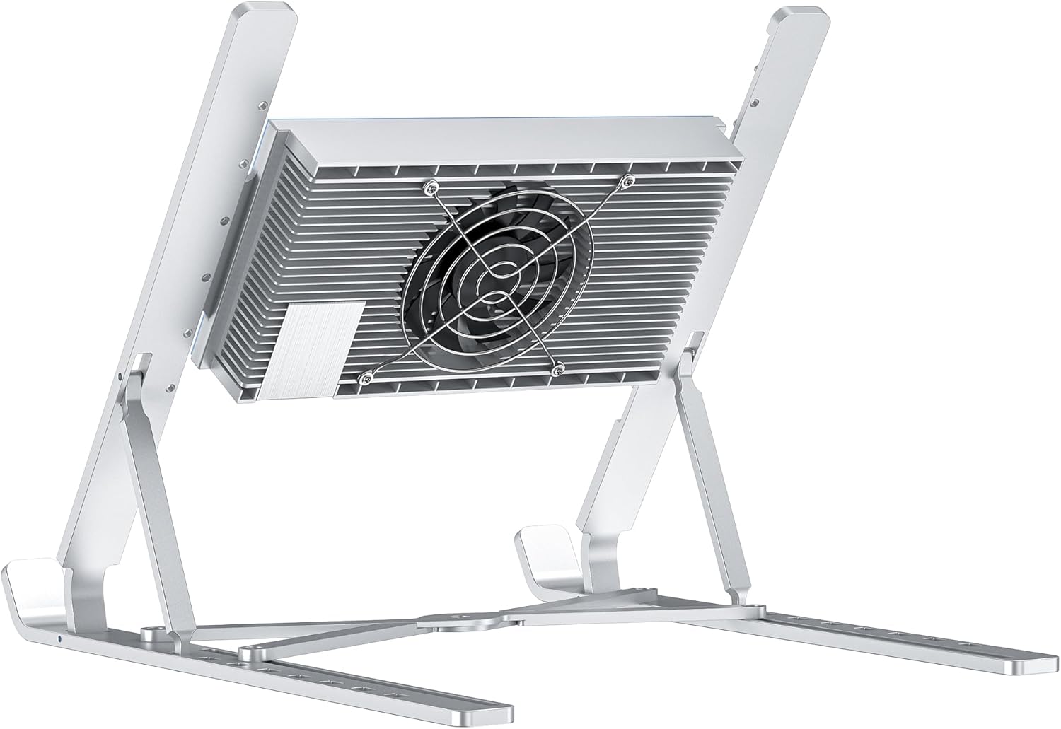120W Ultra-Quiet Independent Power-Controlled Semiconductor Cooling Stand for iPad & MacBook. High Power Adjustable Aluminum Cooling Pad with Thermal Pads. Fits 7.9-11" iPad, MacBook Air & Pro