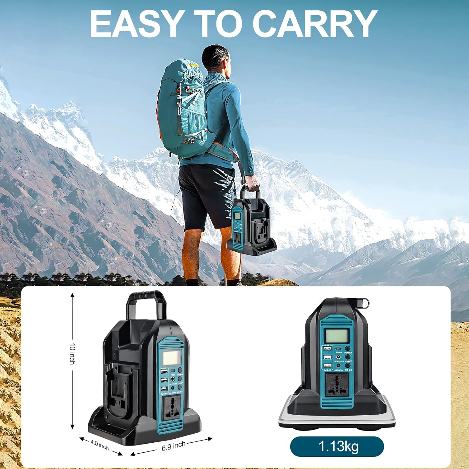 2-Ports 350W Power Inverter for Makita 18v Battery, Australia Ubuy