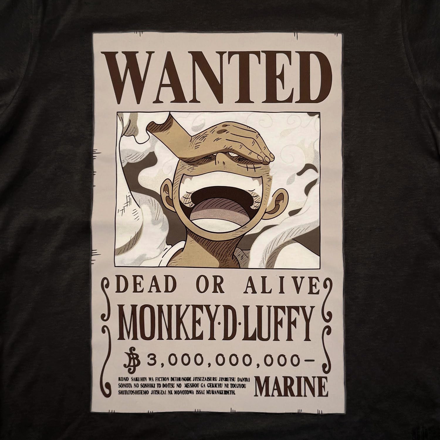 One Piece Felpa con Cappuccio - Luffy Wanted. Felpa Unisex in Cotone. vestibilità Regular per Adulto e Ragazzo