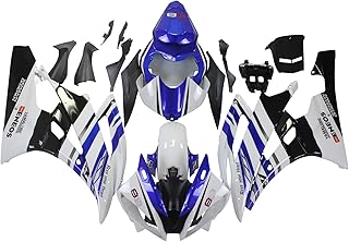 Bruce & Shark(ブルース・サメ)YZF 600 R6カウル 適用ヤマハ YZF 600 R6 2006-2007 カウル 加工不要 射出成型 カスタム対応 ボルトセット付き 外装パーツセット カスタムパーツ カウルセット 塗装作業あり タイプ151