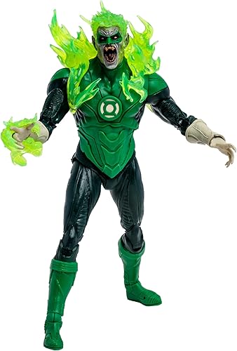 DC Multiverse vs Vampires - Figura de acción exclusiva de 7 pulgadas, etiqueta dorada de linterna verde vampiro