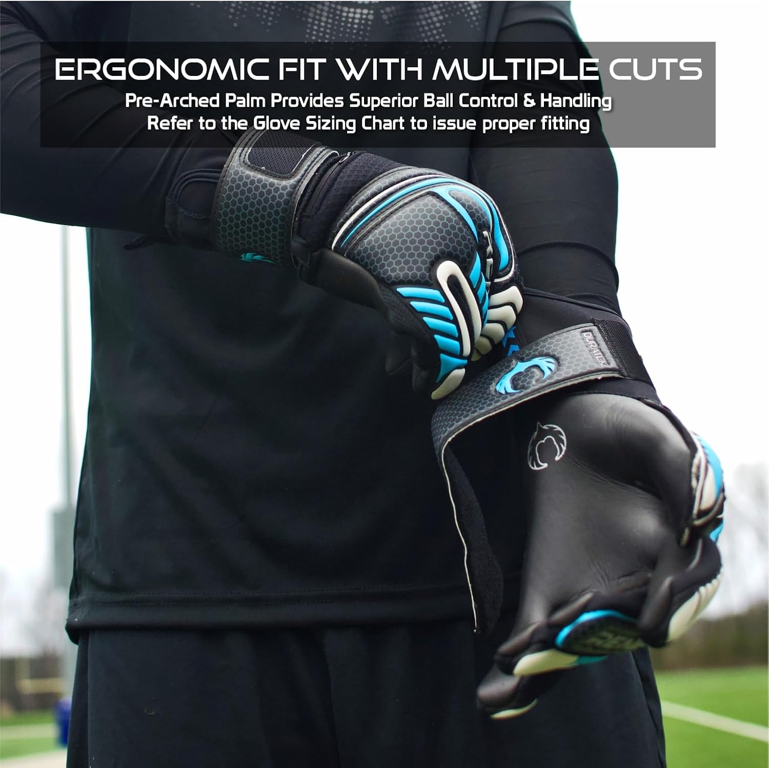 Renegade GK Vulcan Goalie Gloves - Adult, Youth, Kids (Sizes 6-11, 4 Styles, Level 3) Pro-Tek Fingersaves & 3.5+3MM Hyper Grip | Excellent Goalkeeper Glove for Higher Play | Based in The USA