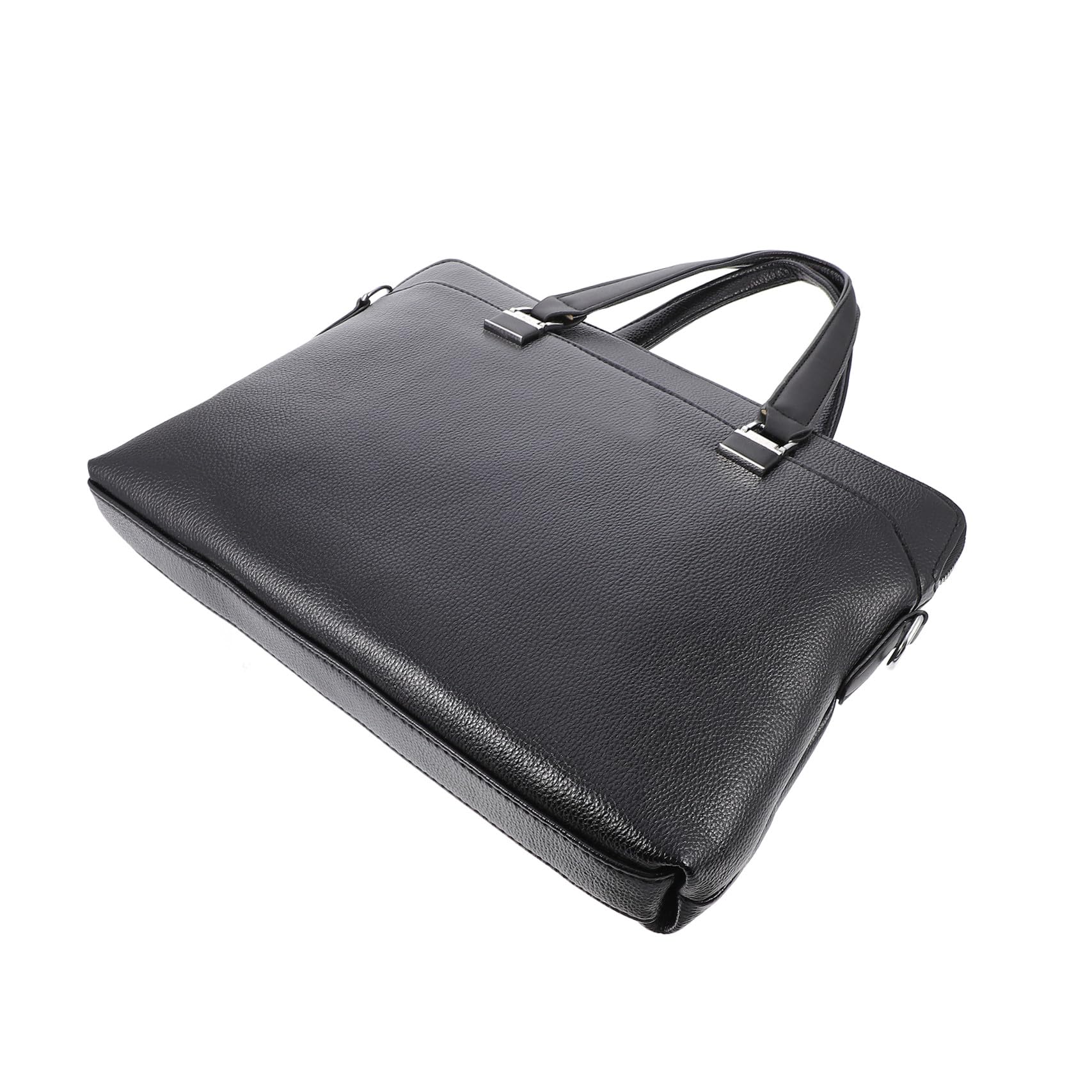 Cartella Uomo Business in Pelle Pu Nera per Laptop