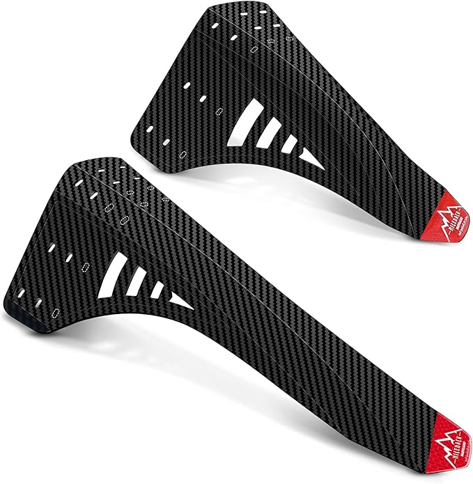 NICEDACK - Parafango Per MTB In PP, Design Carbon Look, Per Ruote 20-29 Pollici - Foto 3