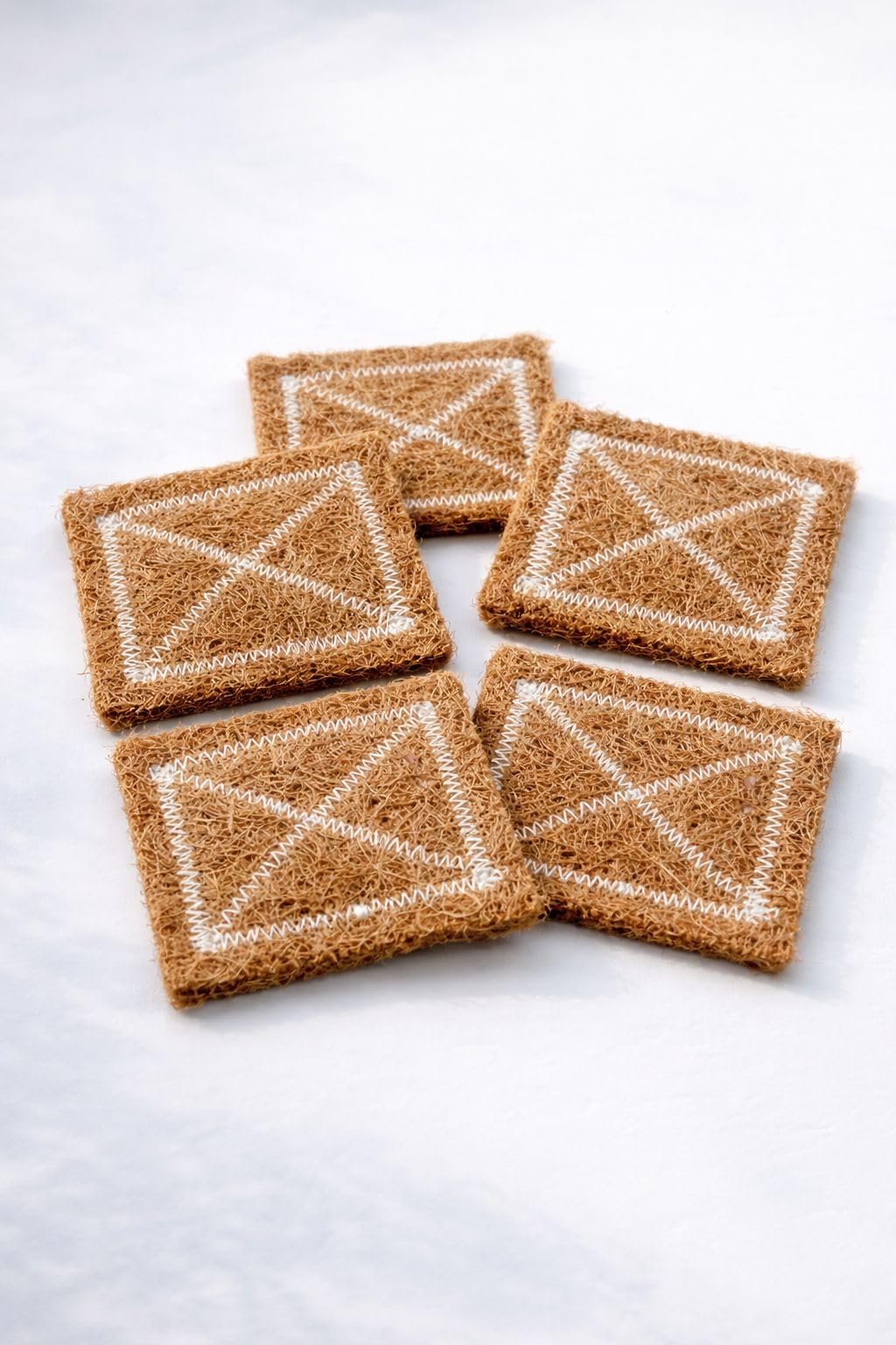 Cozy Coir - Coconut Coir Scrubber for Utensils & Dishes | 100% Natural Eco-Friendly Kitchen Scrub Pad for Tough Grease | Non-Plastic, Stitched, Durable & Flexible for Home Use (5)-image-39