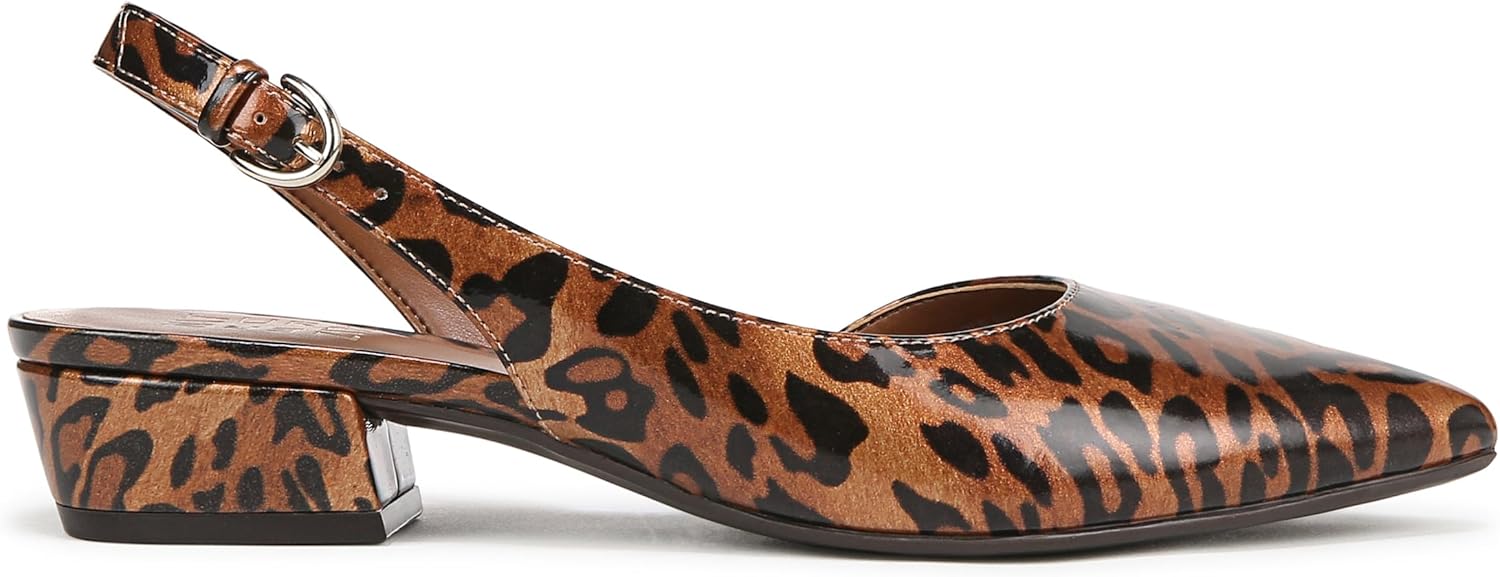 Naturalizer Womens Banks Pump Leopard Print Faux Leather 8 M - Image 6