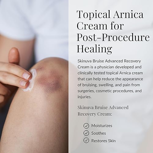 Miniatura 4 de Skinuva Bruise Advanced Recovery Cream - Crema tópica para moretones formulada con factores de crecimiento, árnica y vitamina K (1 oz)
