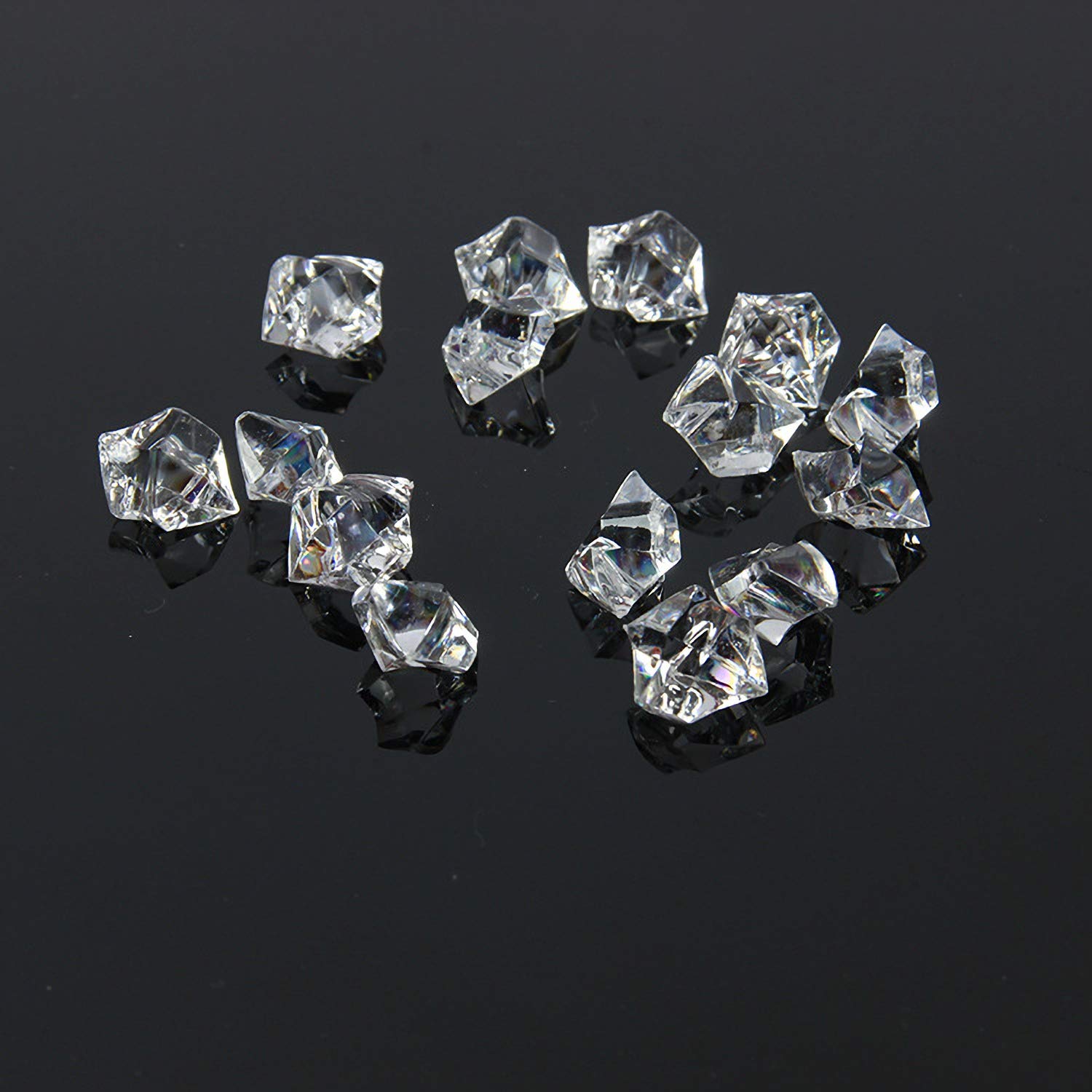 ゲーセンによくあるクリスタル？ Amazon.co.jp: ースアクリルクリスタルアイスロッククリア宝石石花瓶