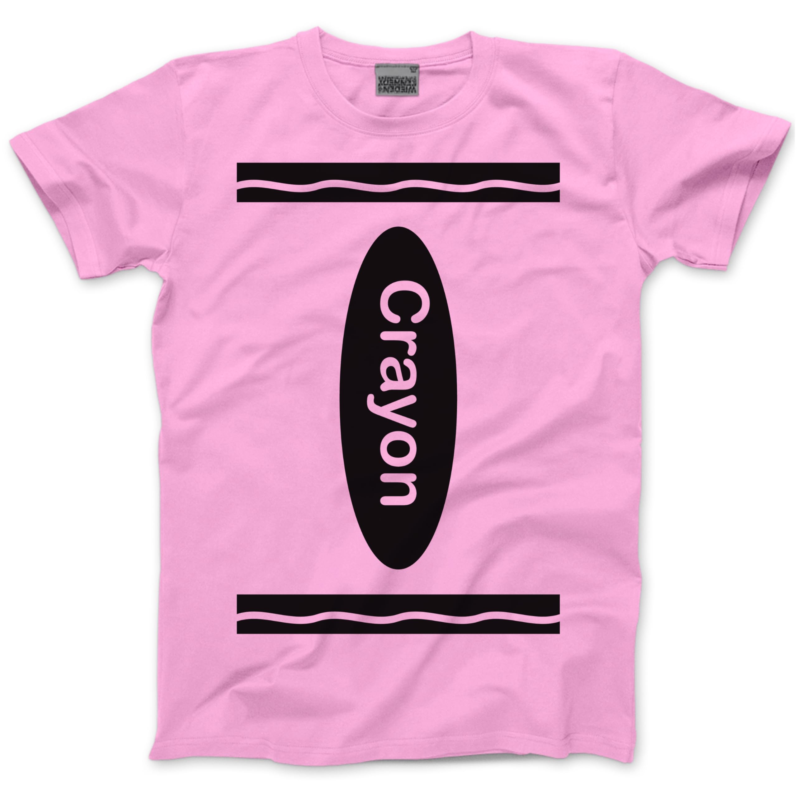 Group Costume Outfit - Crayon Tshirt Matching Tees Halloween Top C Fancy Dress Party Team Tops Colours T-Shirt - M Pink