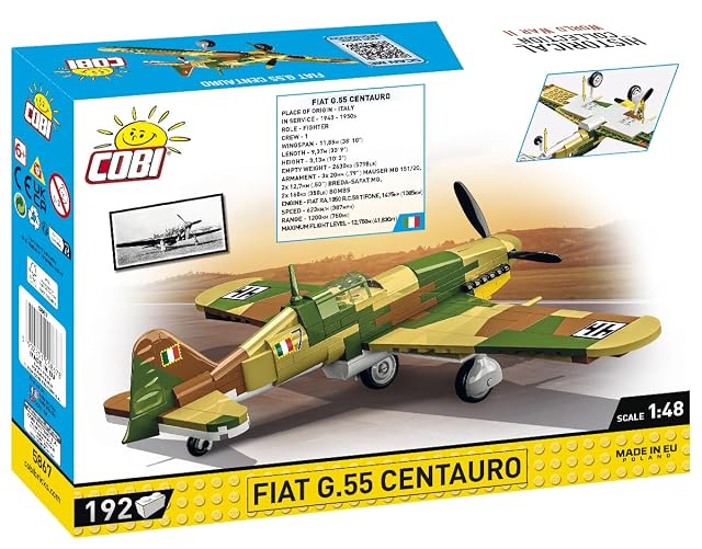 Foto 6 de 6 de Cobi Historical Collection World War II 5867 Fiat G.55 Centaurio 5867