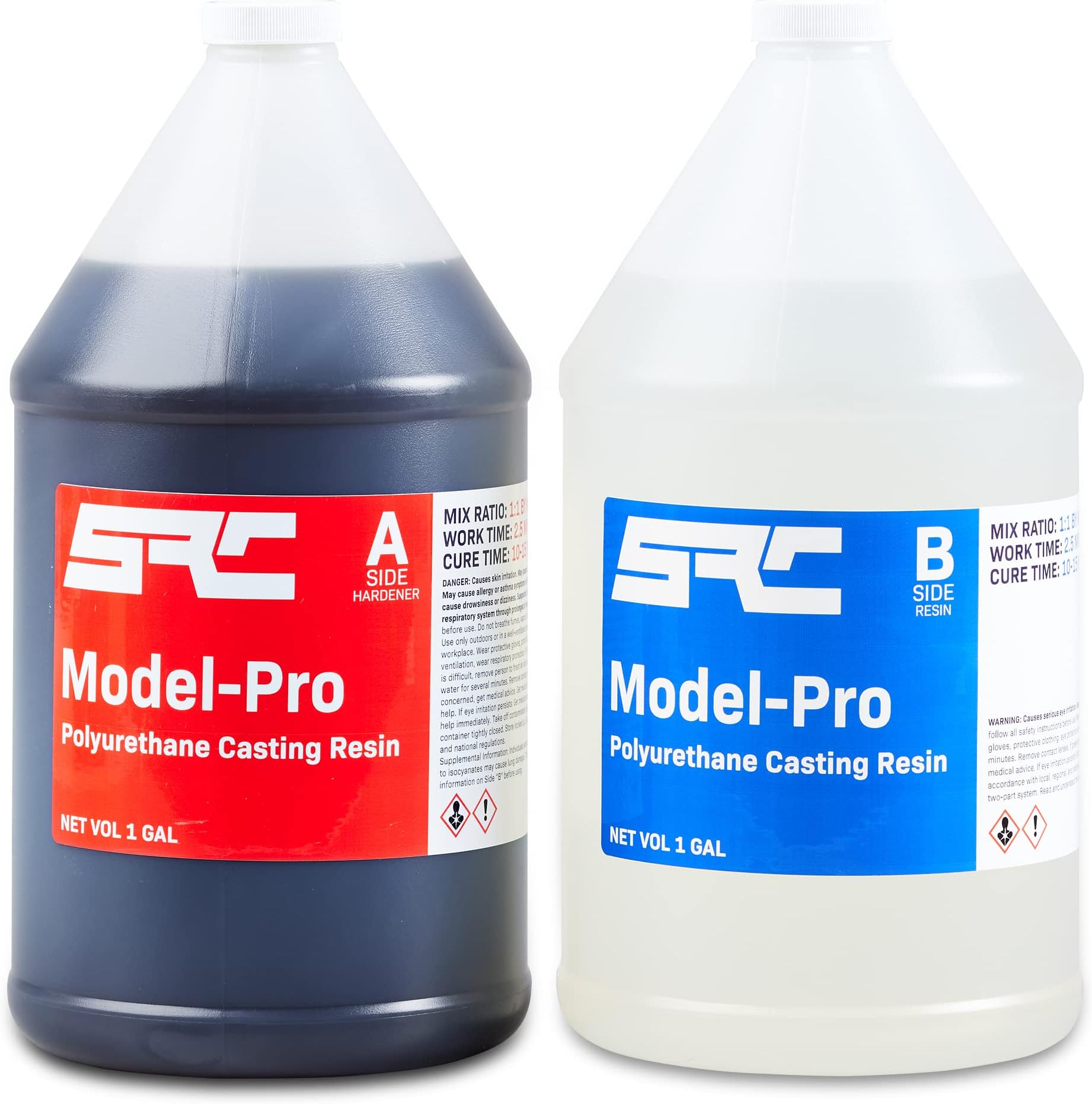Model-Pro 2-Gal (1 Gal Part A + 1 Gal Part B) 2-Part Polyurethane Casting Resin Kit, Low-Viscosity and Odorless, Ideal for Casting Models, Prototypes, Figurines, Art and Crafts Projects