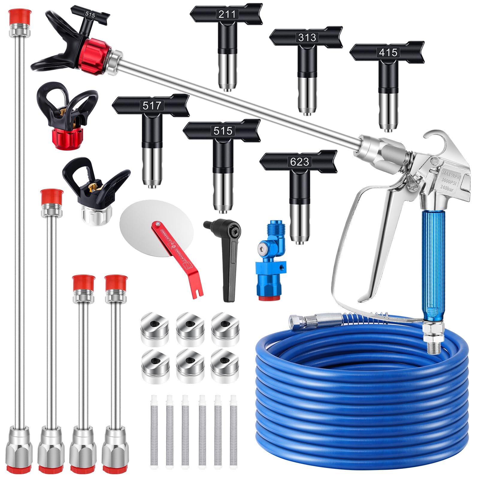 Gyfent Airless Paint Sprayer Gun Kit