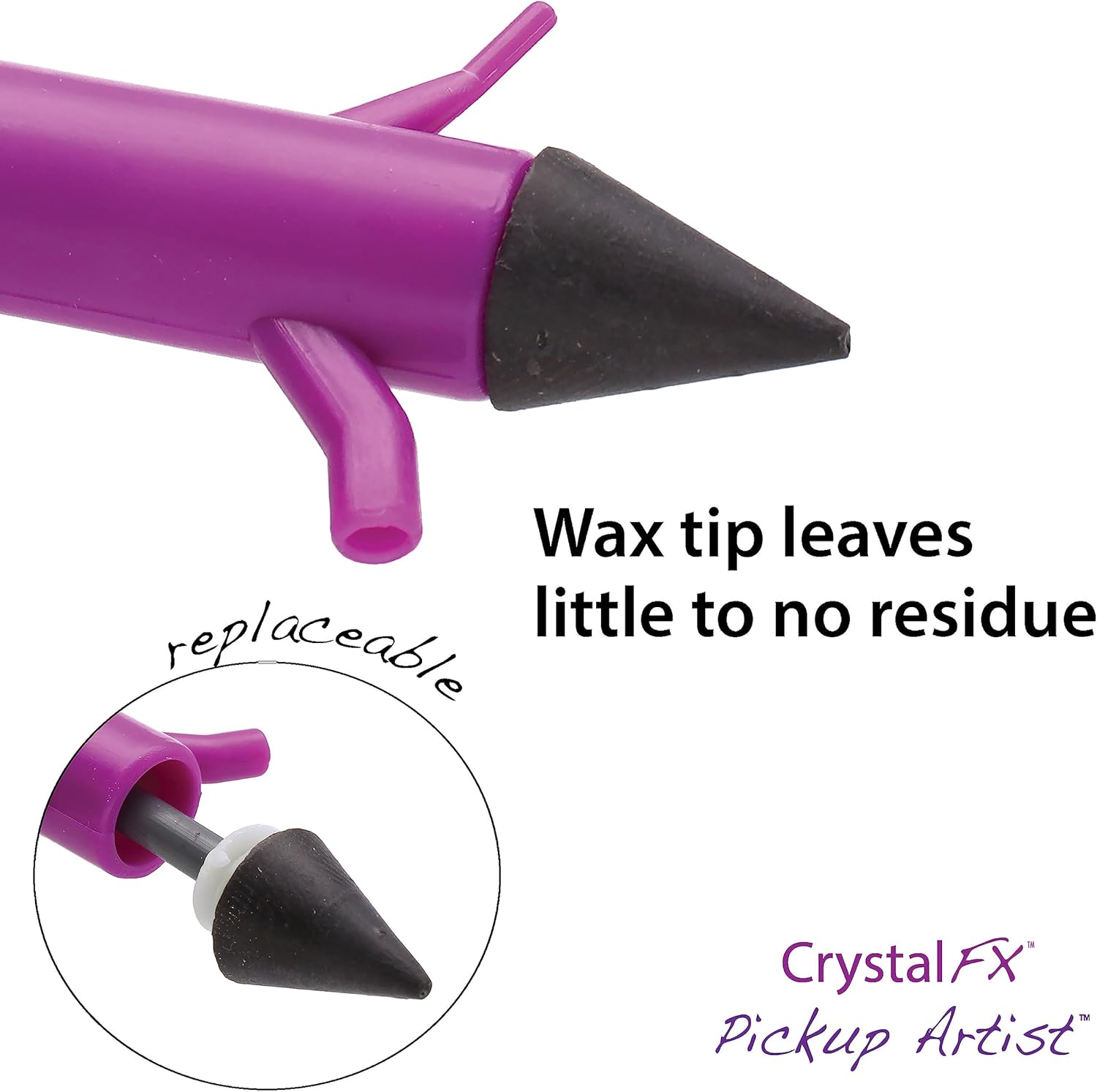 The Beadsmith Pickup Artist 2Pack-CrystalFX-6.5 inches-Waxed tip w/ 2 Positioning arms–2 Pack of Tools for Working w/Crystals, Rhinestones, Seed Beads, Flat Back Stones, Diamond Painting & Nail Art