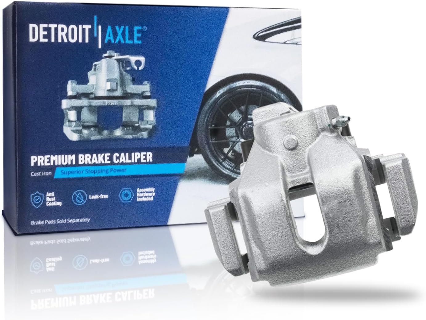 Detroit Axle Front Right Brake Caliper with Bracket for BMW X5 (2000–2006)