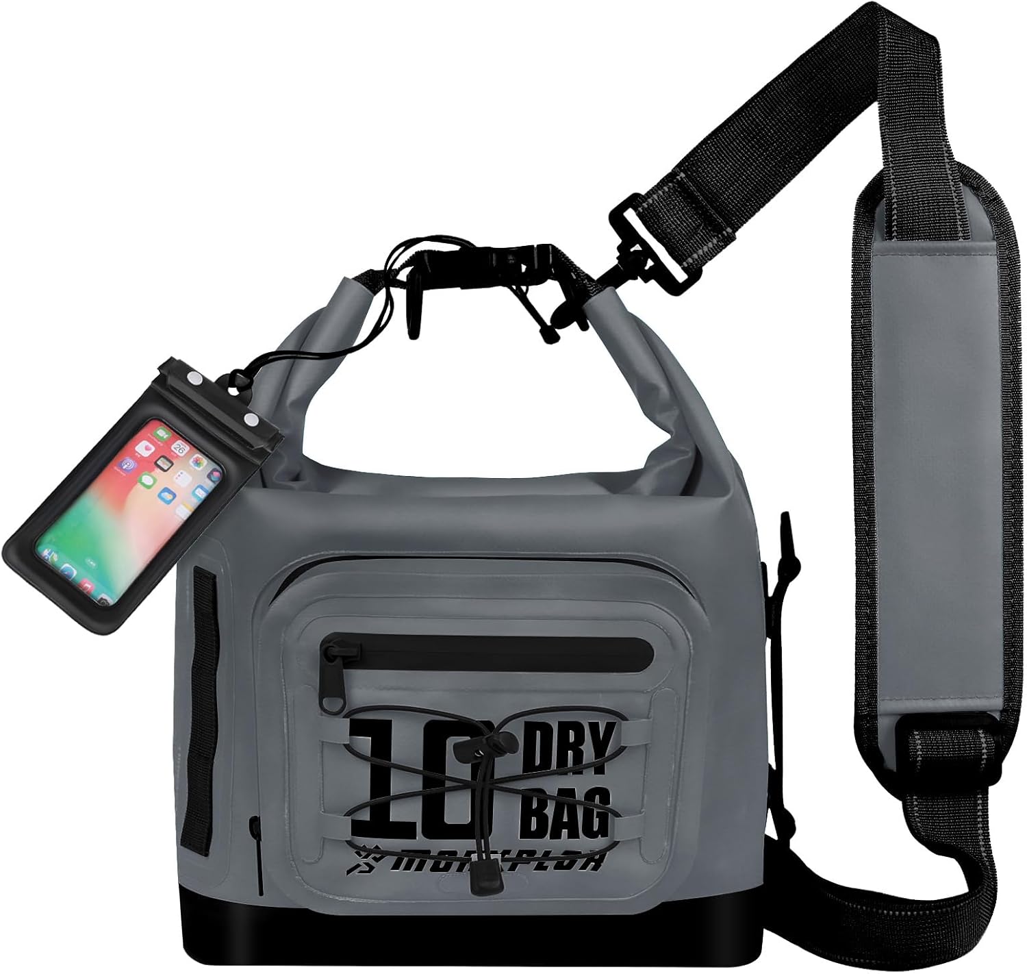 Bolsa seca impermeable, 5L10L20L30L Roll Top Dry Bag Mochila con funda impermeable para teléfono para natación, kayak