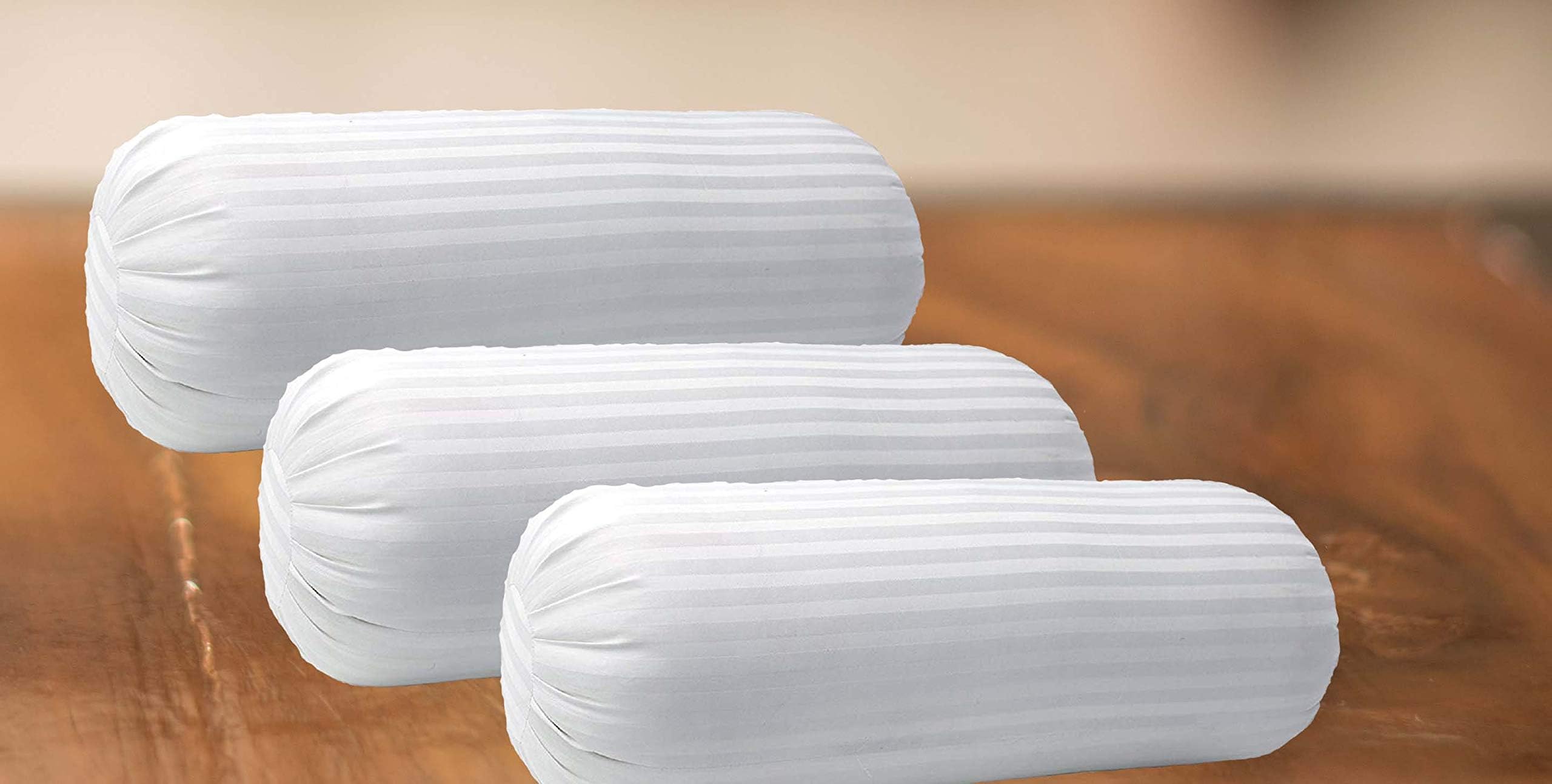 JDX Hotel Premium Soft Fibre Very Soft Bolster Set of 3-9x24, B08XPDG43X