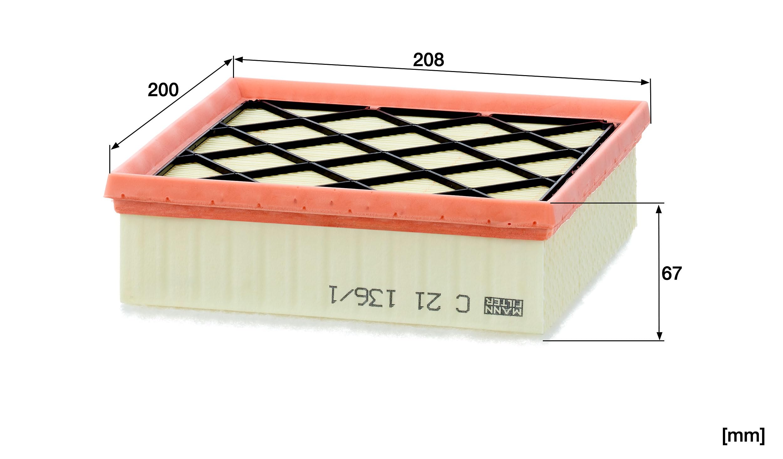 MANN-FILTER C 25 136 Filtro aria Cartuccia filtro