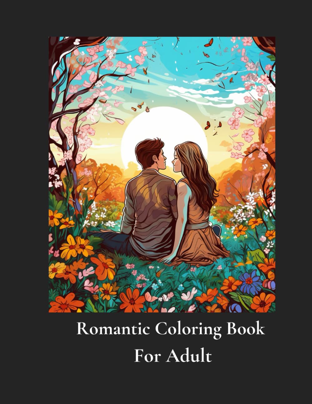 Romantic Coloring Book For Adult: 150 Romantic Scenes Page