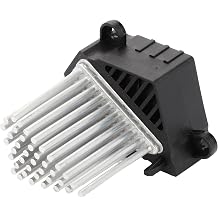 Motoforti HVAC Blower Motor Resistor Heater Blower Resistor for Range Rover MK III 2002-2012 Metal ABS No.JGO000021 Black