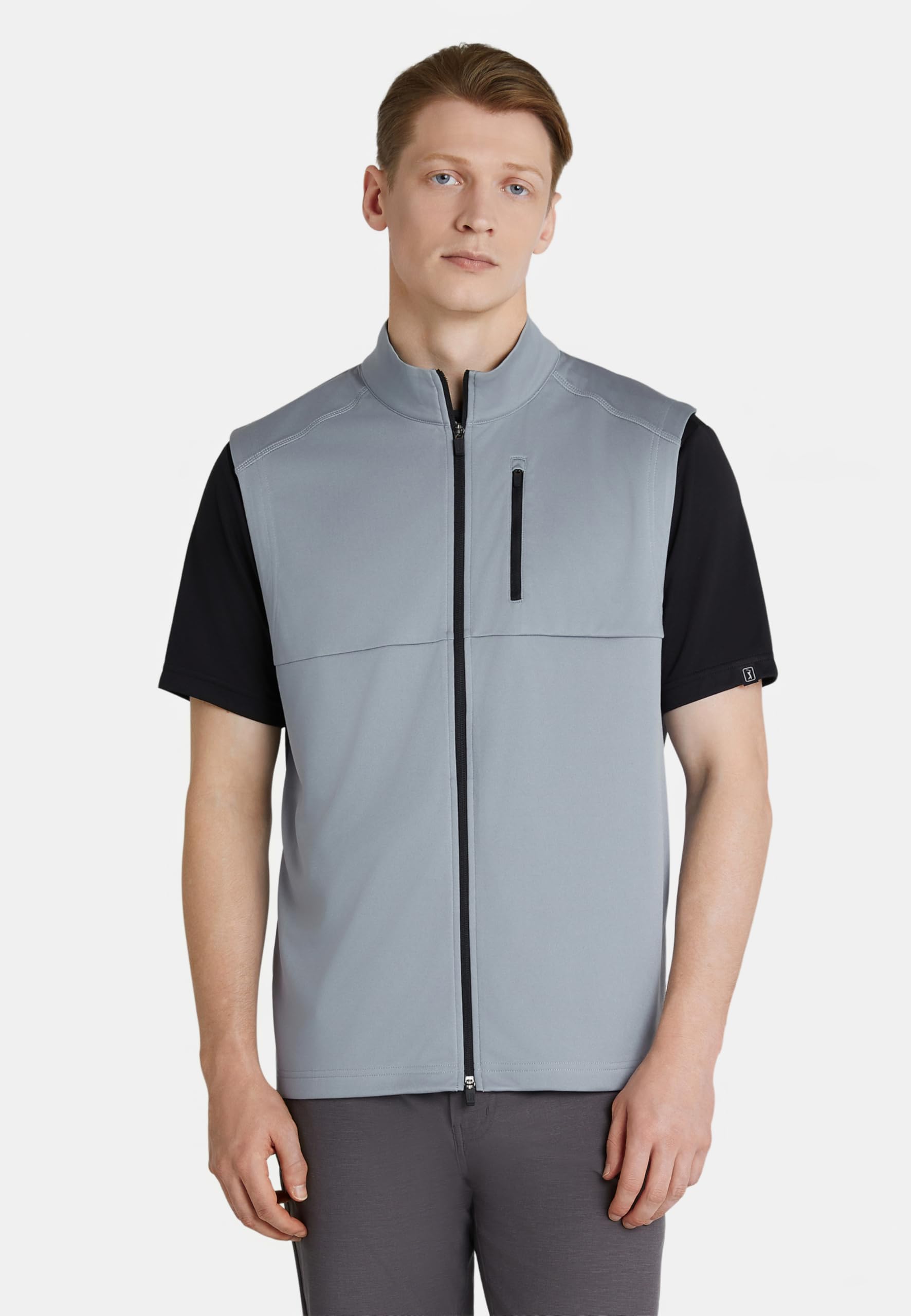 PGA TOUR Mens LIGHTWEIGHT WATER REPELLANT VEST, Tradewinds, L EU