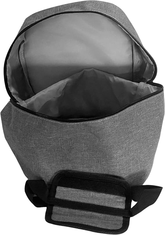 Single Bowling Ball Bag 22x22x20cm Ball Organizer Holder with Padded Portable Tote with Mesh Pocket Compact Bowling Accessories