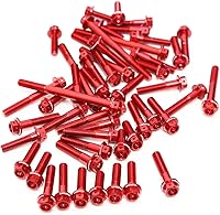 Vista 29 de MC Motoparts Race Spec Kit de pernos de motor cabeza HEX M6 compatible con XJ6 Diversion/F 2009-2016 13 14 15 16 (azul)