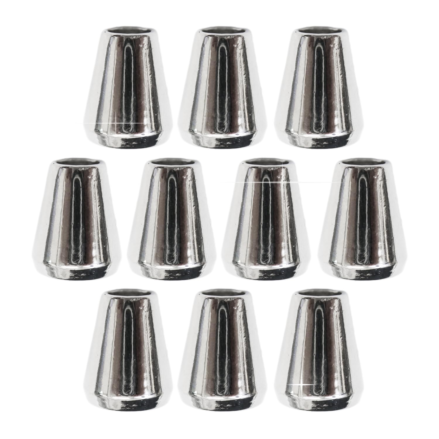 Amazon.co.jp: ループエンド 紐 先端 金具【シルバー 鏡面仕上げ