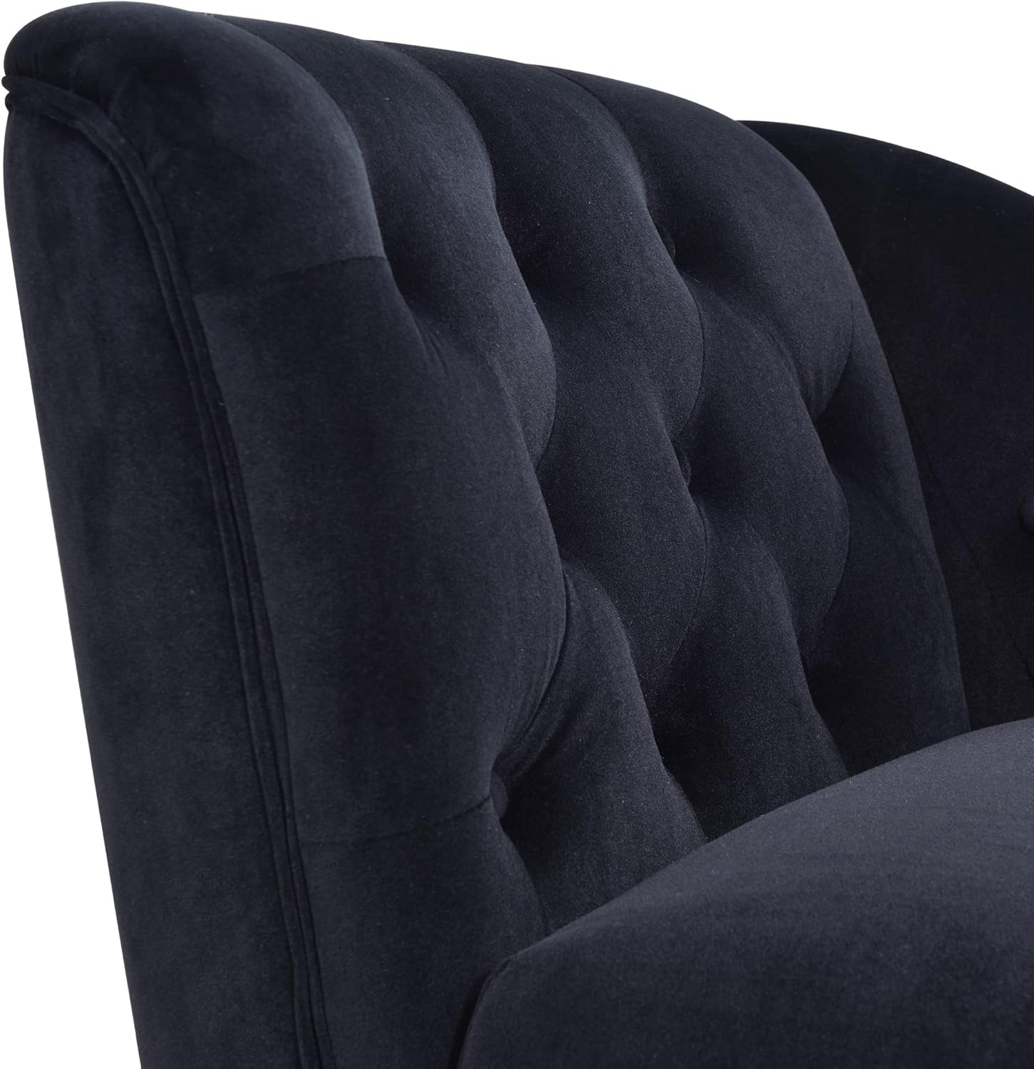 58" Velvet Chaise Lounge,Button Tufted Right Arm Facing Lounge Chair with Nailhead Trim & Solid Wood Legs for Living Room or Office, Sleeper Lounge Sofa