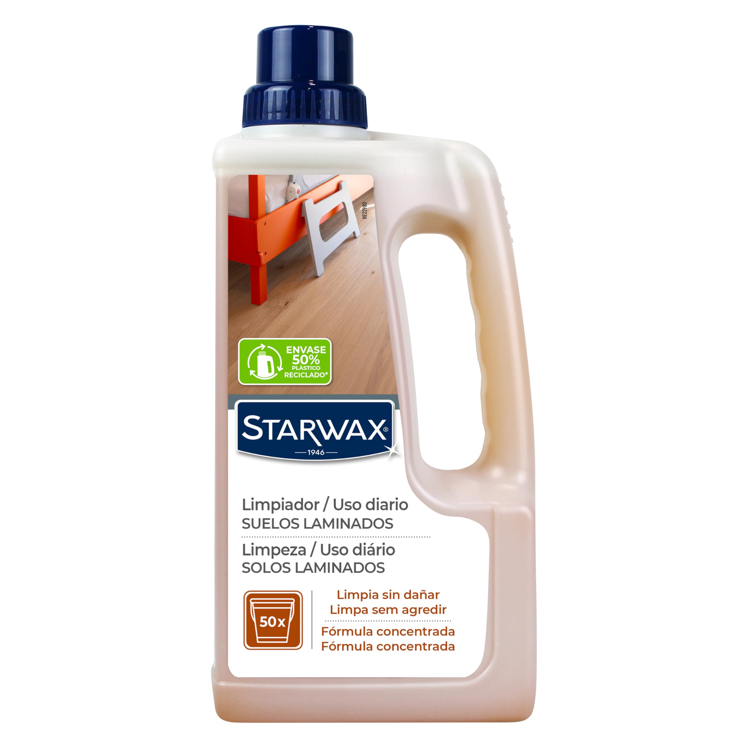 STARWAX Limpiador suave para parquet y suelos laminados 1L